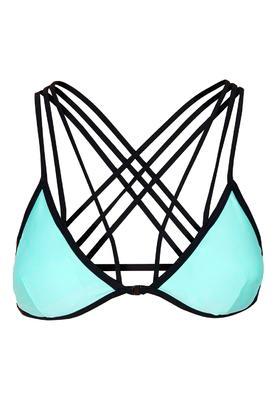 Topshop Cross Back Triangle Bikini Top