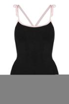 Topshop *tie Strap Swimsuit By Hunza