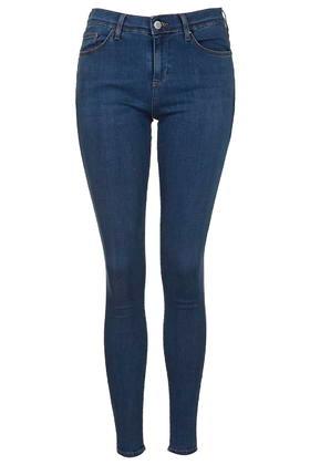 Topshop Moto Mid Stone Leigh Jeans