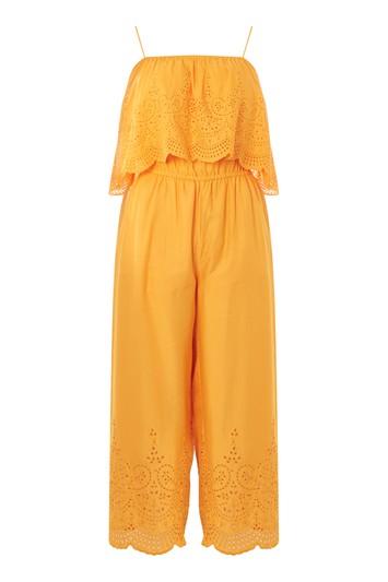 Topshop Broderie Anglaise Jumpsuit