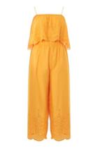 Topshop Broderie Anglaise Jumpsuit