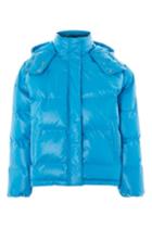 Topshop Cobalt Blue Puffer Jacket