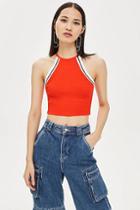Topshop Striped Tipping Vest