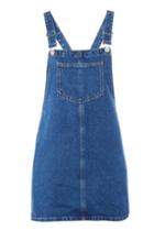 Topshop Petite Pocket Pinafore Dress