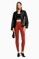Topshop Rust Joni Jeans