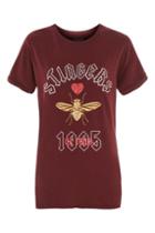 Topshop 'stingers' Embellished T-shirt
