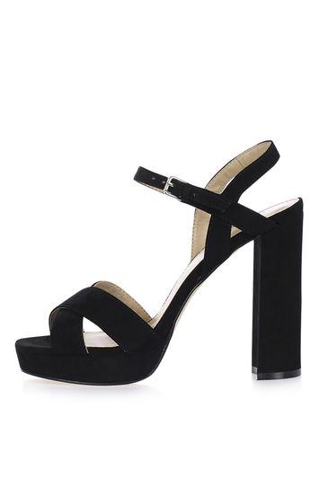 Topshop Major Cross Strap Platform Sandal