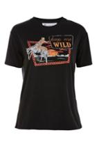 Topshop 'keep Me Wild' Slogan T-shirt By Tee & Cake