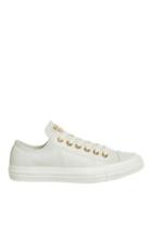 Topshop *all Star Low Leather Trainers By Converse