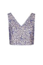 Topshop Lace Shell Top