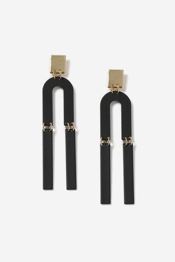 Topshop U-shape Drop Earrings