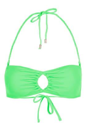 Topshop Braided Bandeau Bikini Top