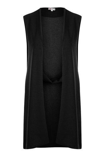 Topshop *panelled Detail Waistcoat By Wal
