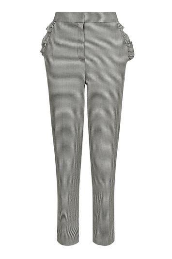 Topshop Petite Frill Pocket Peg Trousers