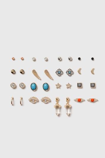 Topshop Ethnic Mixed Stud Earring Pack