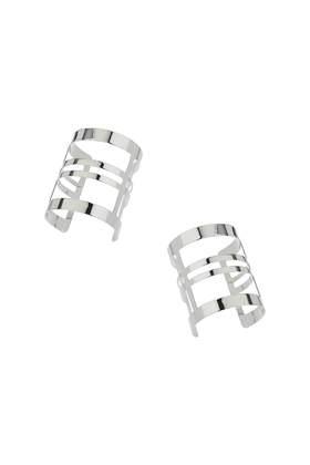 Topshop Siver Grid Double Cuffs