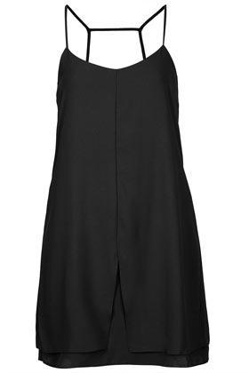 Topshop Strap Back Slip Dress
