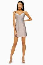 Topshop Two Tone Mini Dress
