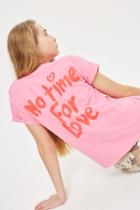 Topshop Petite 'no Love Back' T-shirt