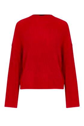 Topshop Tall Compact Rib Funnel Top