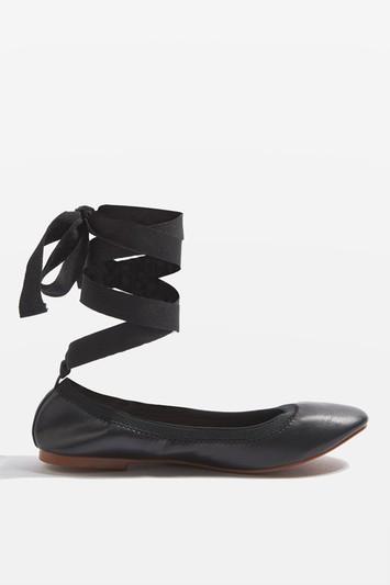 Topshop Vanquish Ballerina Pumps