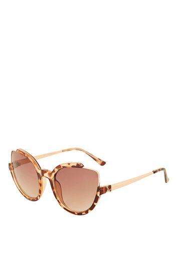 Topshop Ellie Cutaway Sunglasses