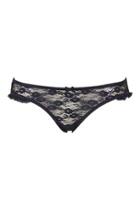 Topshop Plain Lace Frill Knickers