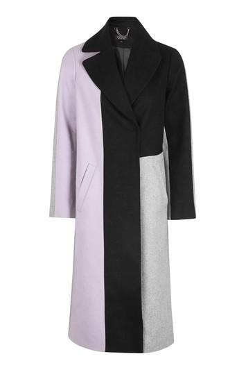 Topshop Petite Colour Block Duster Coat
