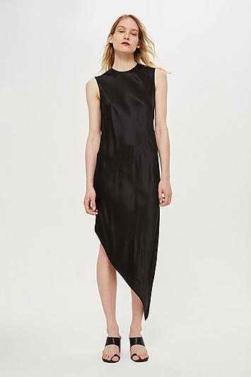 Topshop *satin Spiral Dress By Boutique