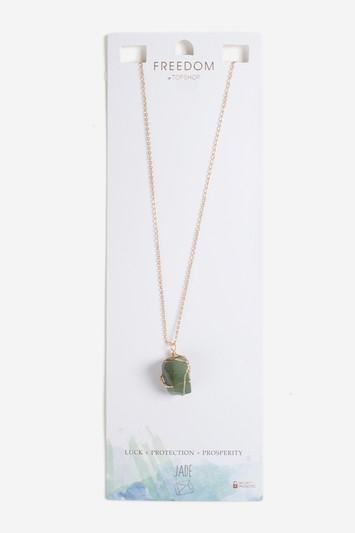 Topshop Jade Healing Necklace