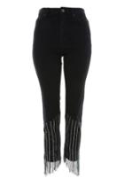 Topshop Limited Edition Black Straight Leg Jeans