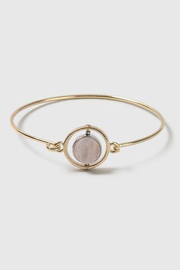 Topshop Semi Precious Revoling Bangle