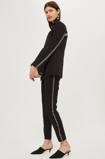 Topshop Chain Fringe Pants