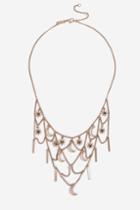 Topshop Star And Moon Collar Necklace