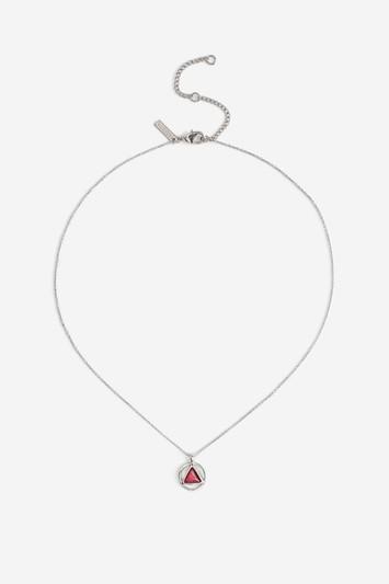 Topshop Fire Element Ditsy Necklace