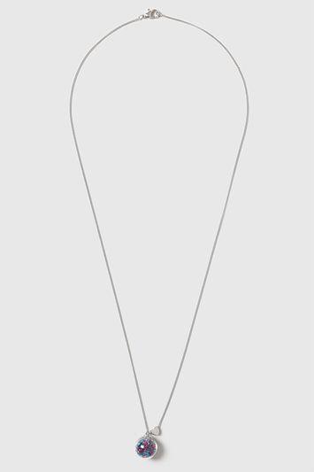 Topshop Blue Multi Shaker Pendant Necklace