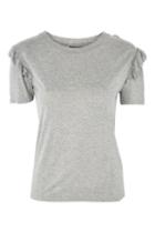 Topshop Frill Detail T-shirt