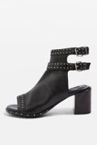 Topshop North Leather Studded Shoes