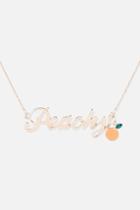 Topshop *peachy Necklace By Skinnydip