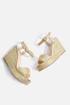 Topshop Wild Rope Wedge Sandals