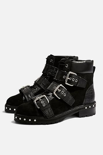 Topshop Animal Hiker Boots