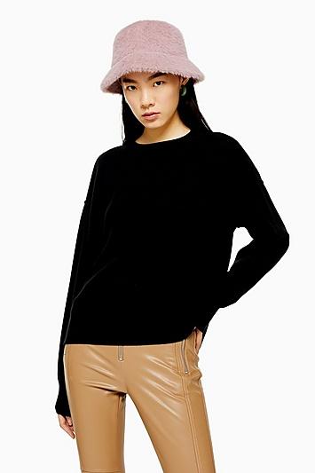 Topshop 100% Cashmere Crew Jumper