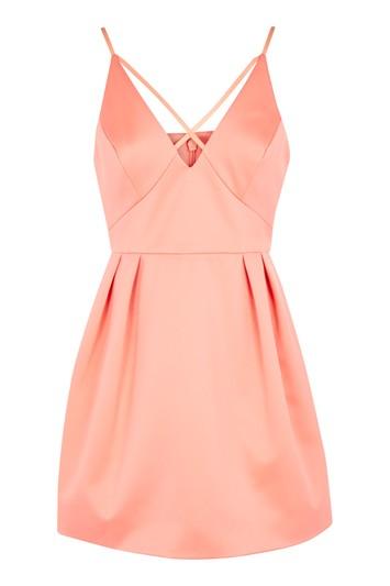 Topshop Petite Cross Front Prom Dress