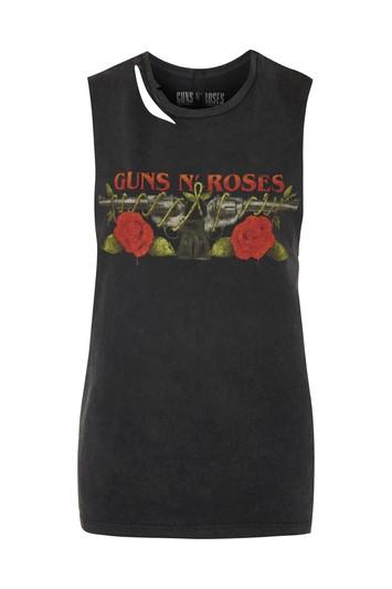 Topshop Guns And Roses Slash Tank Top By And Finally