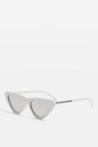 Topshop Pointy Polly Cat Eye Sunglasses