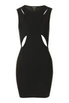 Topshop Textured Cut-out Tunic Dress