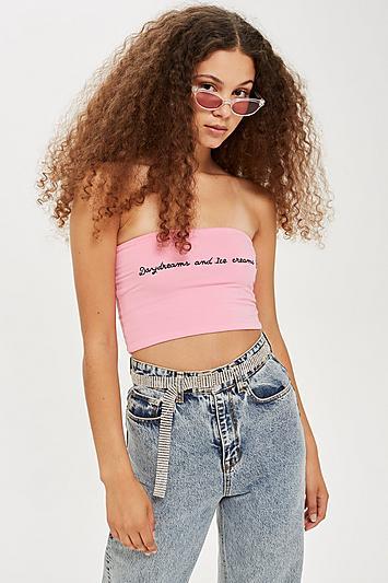 Topshop Ice Cream Boobtube Top