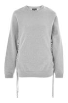 Topshop Corset Side Sweatshirt