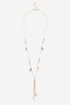 Topshop Hand Multi Row Choker Necklace