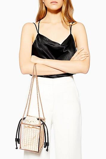 Topshop Cara Cage Cross Body Bag